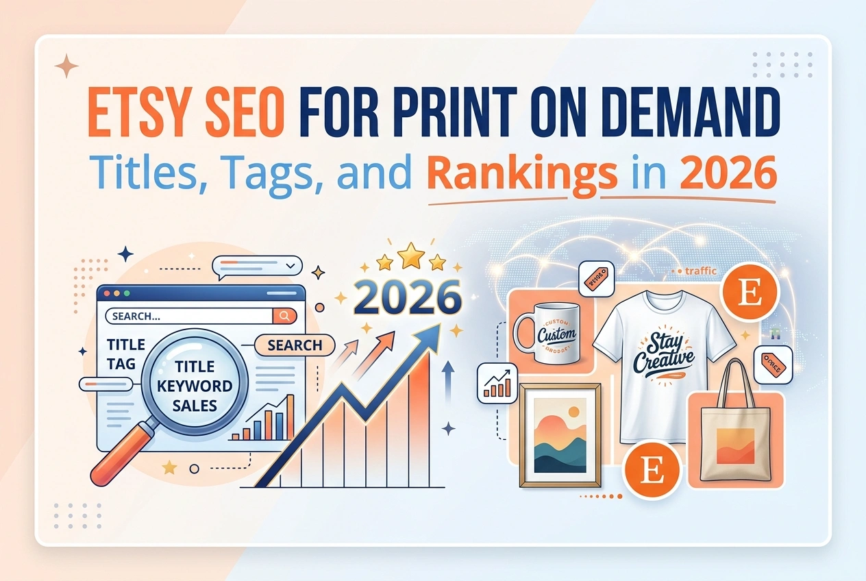 Etsy SEO for Print on Demand: Titles, Tags, and Rankings in 2026