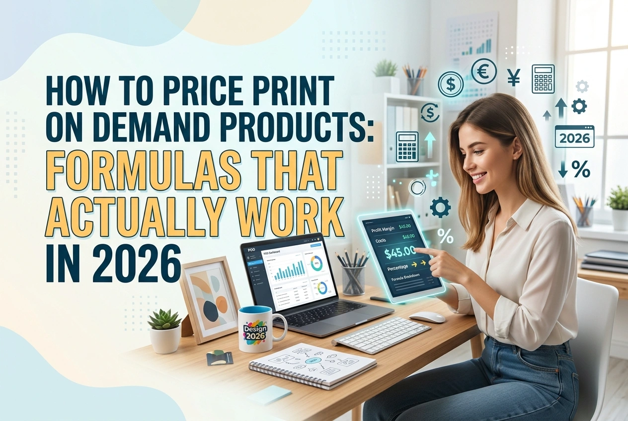 How to Price Print on Demand Products: Formulas That Actually Work in 2026