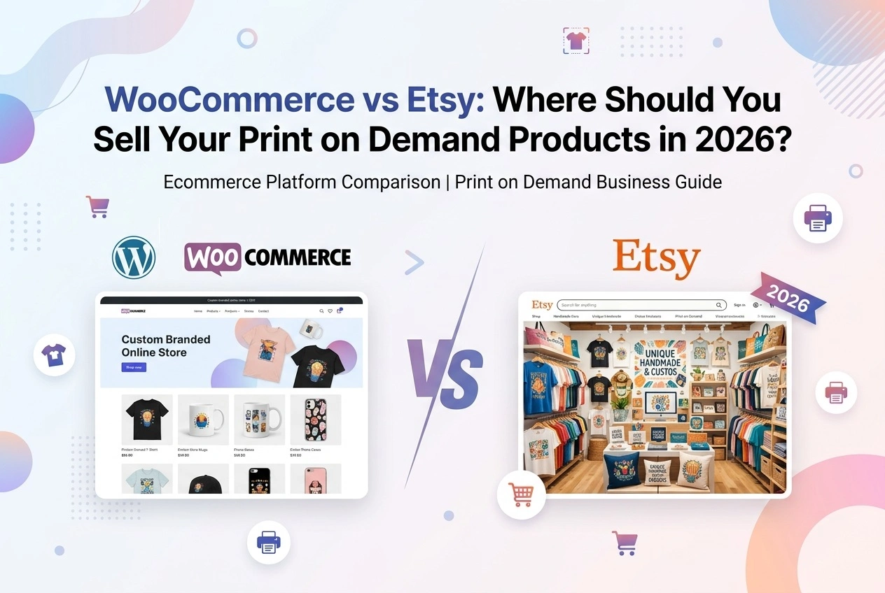 WooCommerce vs Etsy: Where Should You Sell Your Print on Demand Products in 2026?