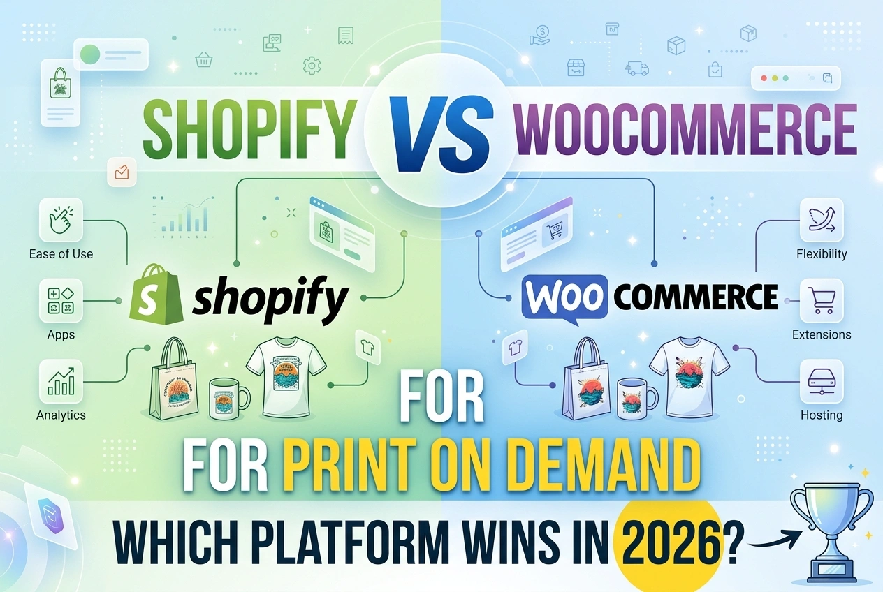 Shopify vs WooCommerce for Print on Demand: Which Platform Wins in 2026?