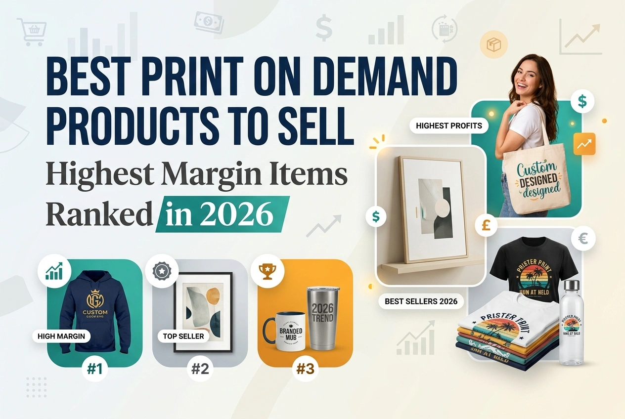 Best Print on Demand Products to Sell: Highest Margin Items Ranked in 2026