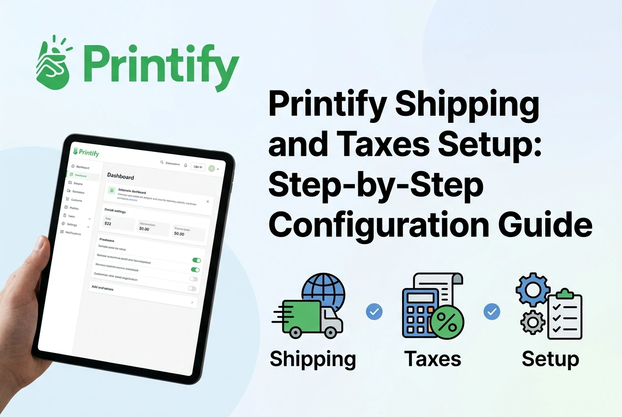 Printify Shipping and Taxes Setup: Step-by-Step Configuration Guide
