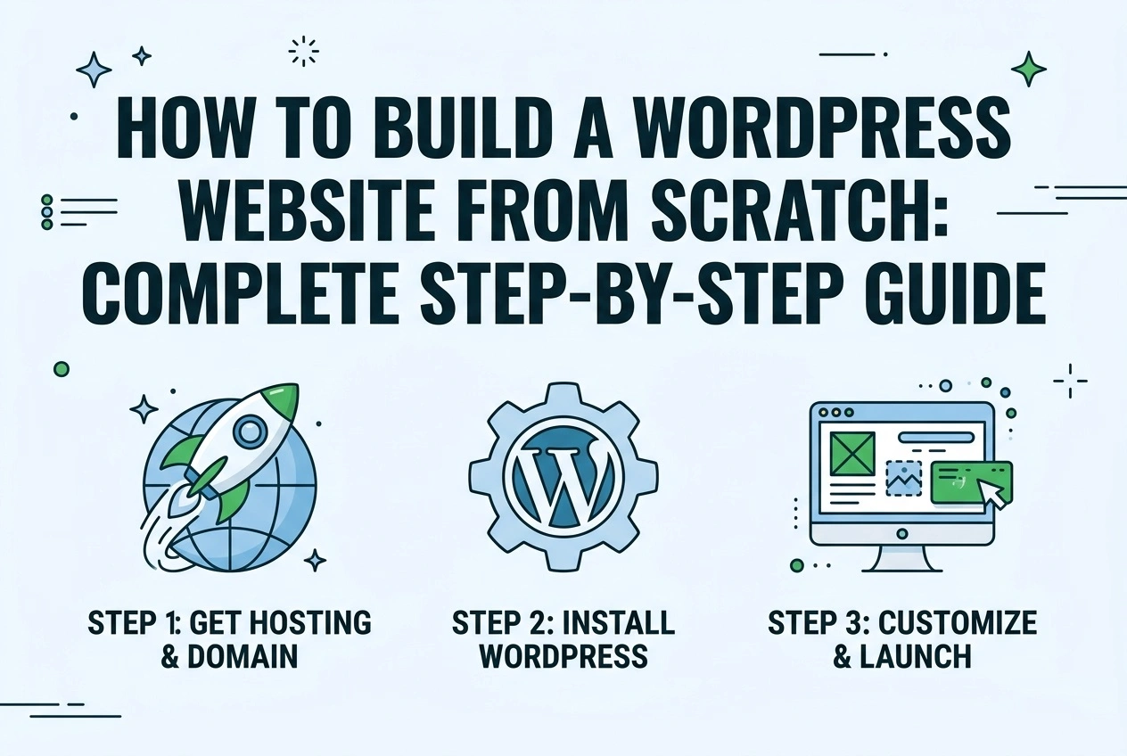 How to Build a WordPress Website From Scratch: Complete Step-by-Step Guide in 2026