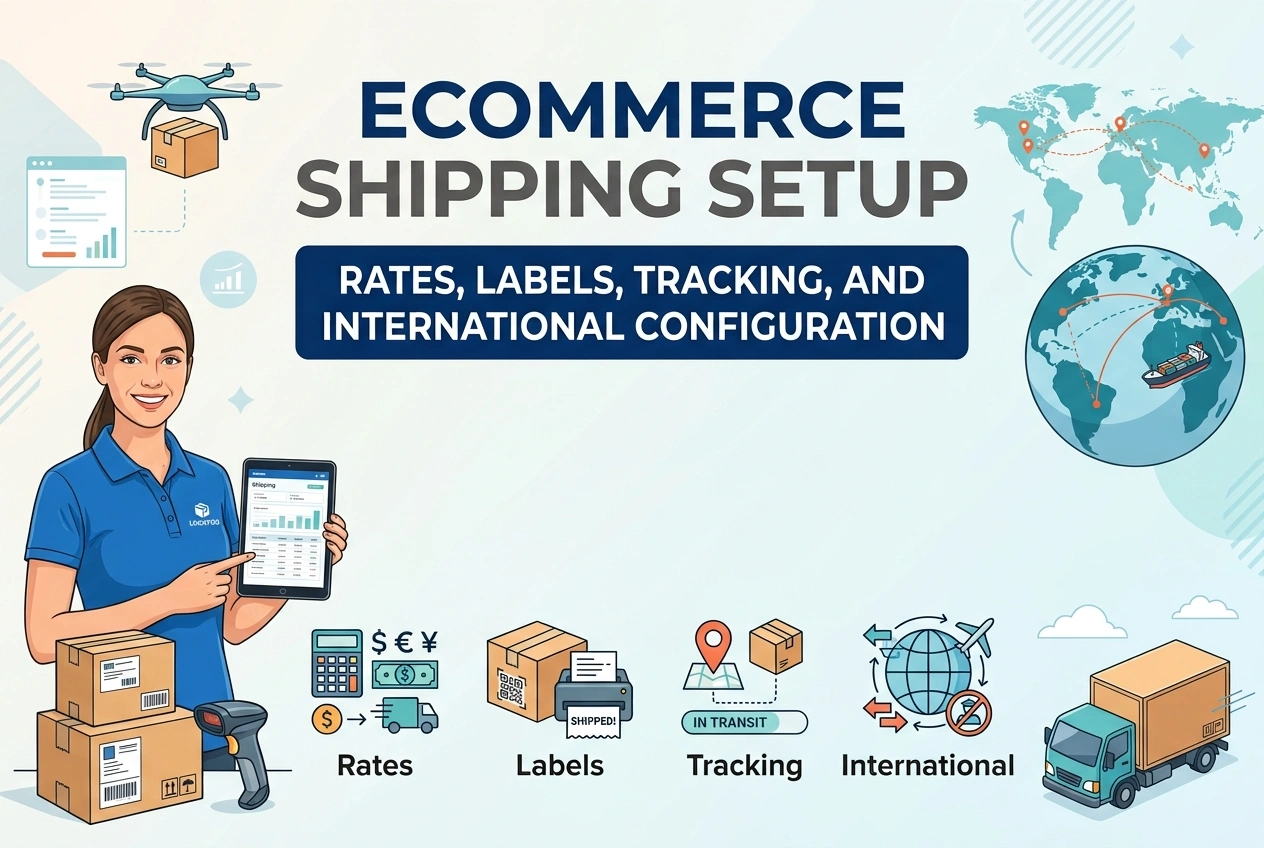 Ecommerce Shipping Setup: Rates, Labels, Tracking, and International Configuration