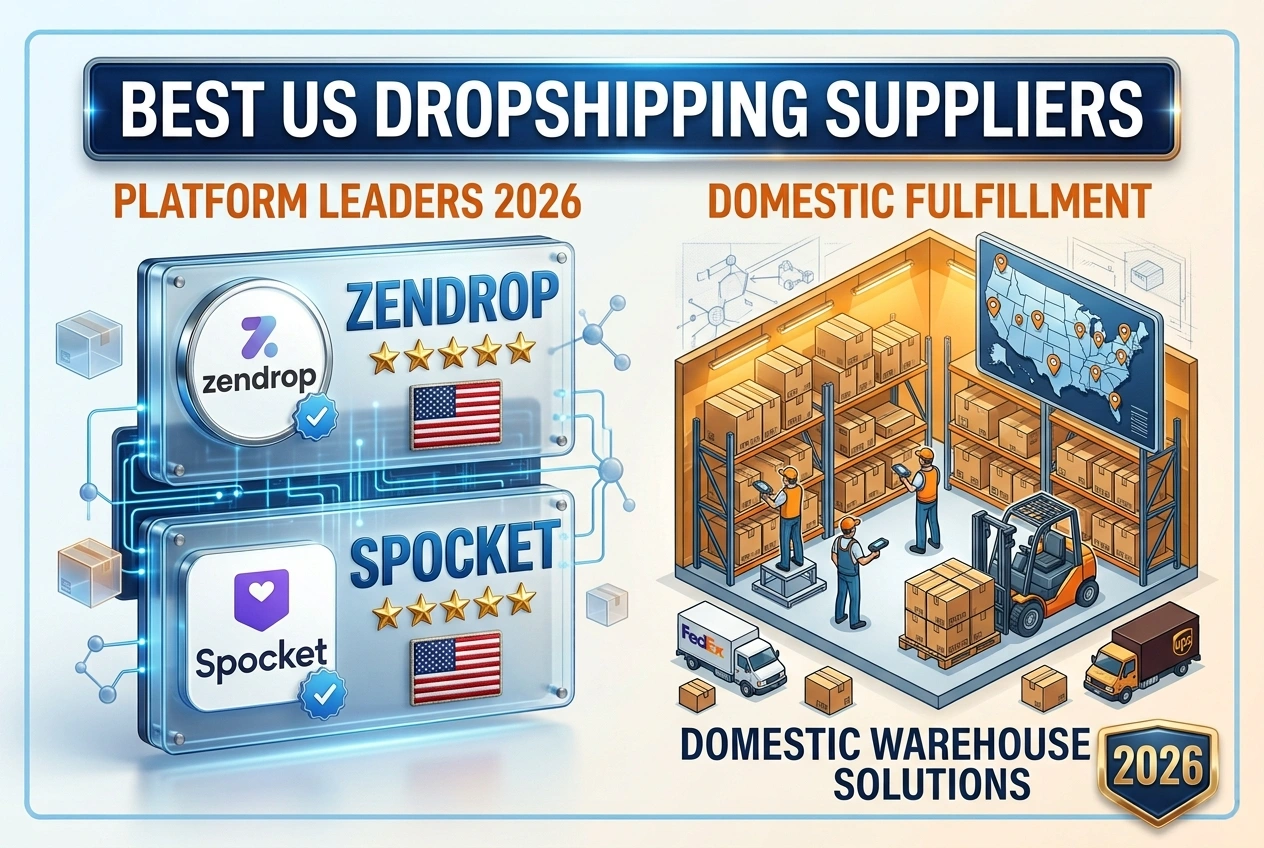 Best US Dropshipping Suppliers: Zendrop, Spocket, and Domestic Warehouse Options 2026