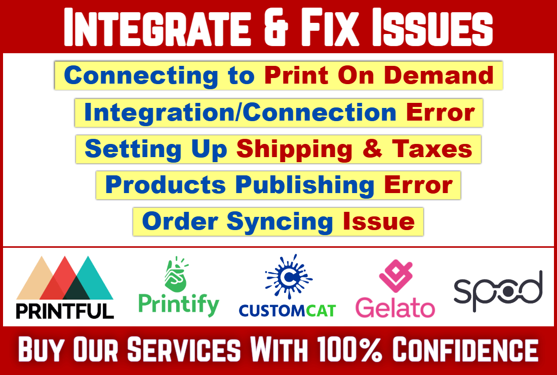 Print on Demand Integration Fix | Printful Printify Gelato Troubleshooting